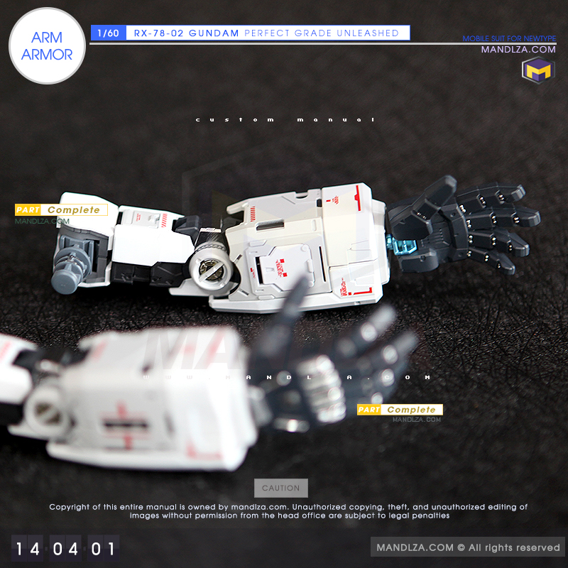 PG] RX-78 UNLEASHED ARM ARMOR 14-04