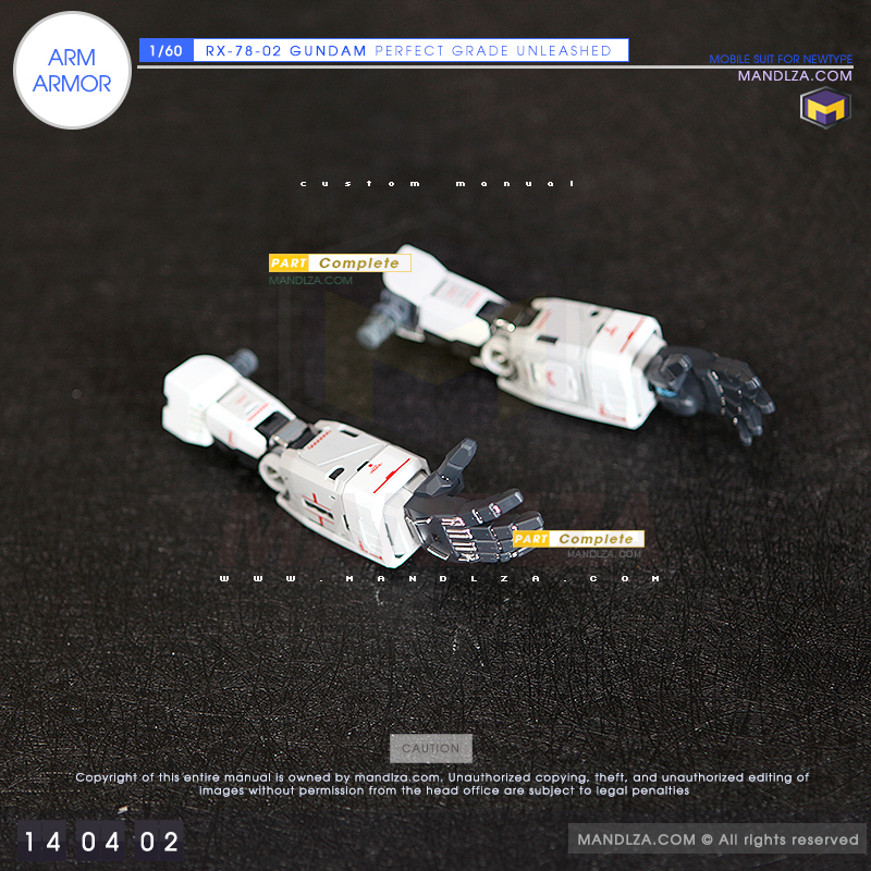 PG] RX-78 UNLEASHED ARM ARMOR 14-04