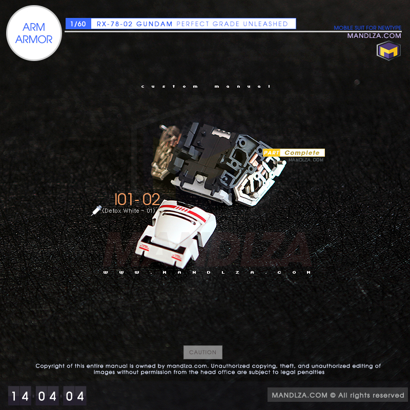 PG] RX-78 UNLEASHED ARM ARMOR 14-04