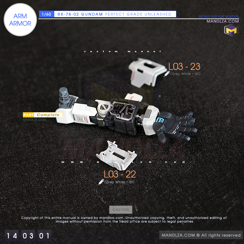 PG] RX-78 UNLEASHED ARM ARMOR 14-03