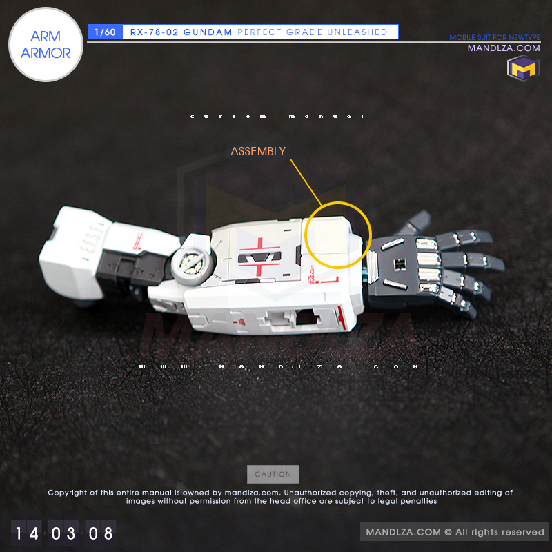PG] RX-78 UNLEASHED ARM ARMOR 14-03