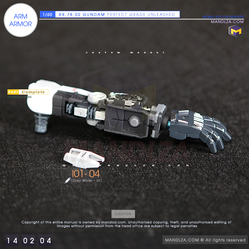 PG] RX-78 UNLEASHED ARM ARMOR 14-02