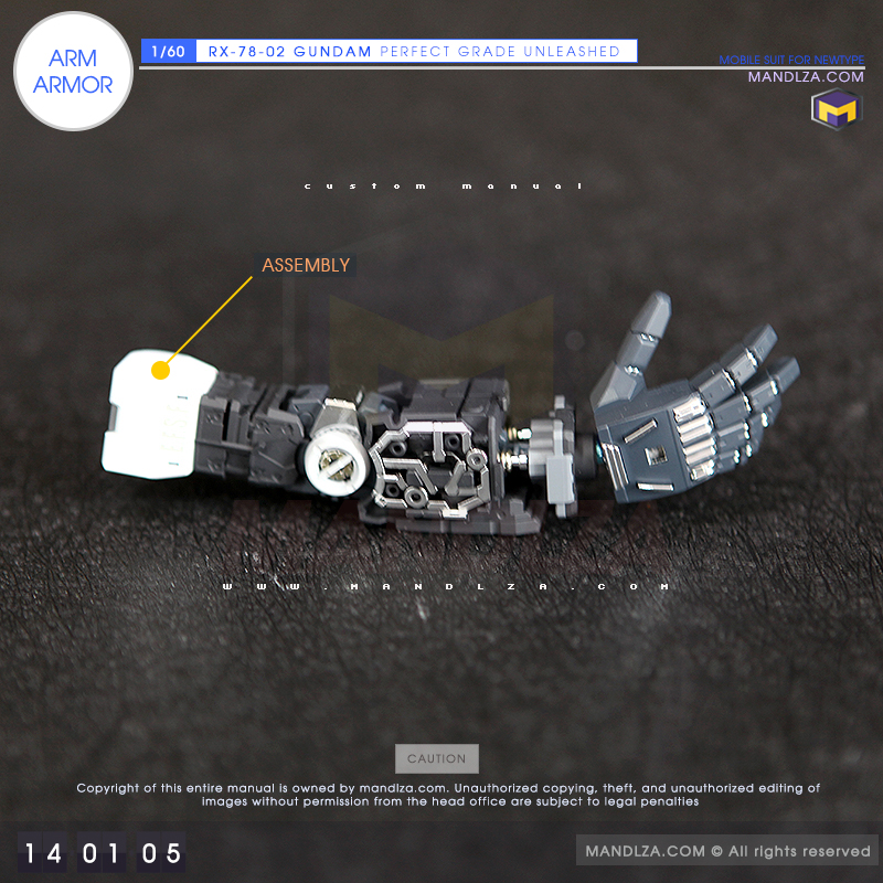 PG] RX-78 UNLEASHED ARM ARMOR 14-01