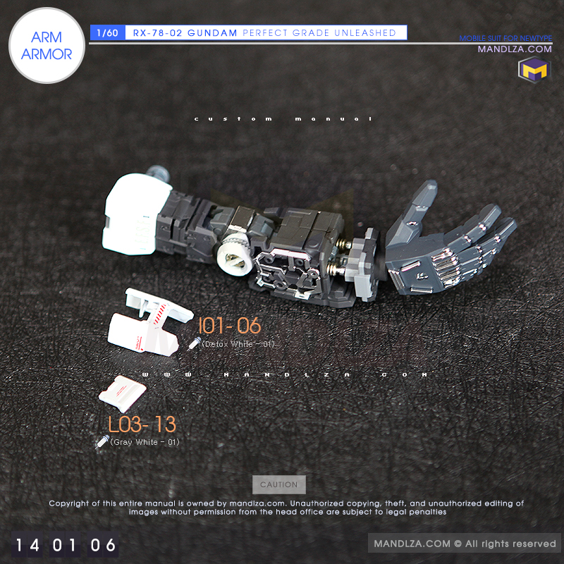 PG] RX-78 UNLEASHED ARM ARMOR 14-01