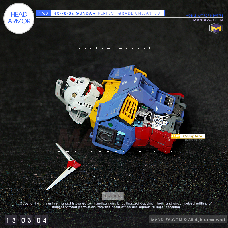 PG] RX-78 UNLEASHED HEAD ARMOR 13-03