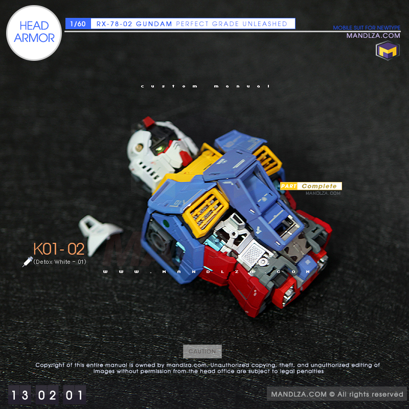 PG] RX-78 UNLEASHED HEAD ARMOR 13-02