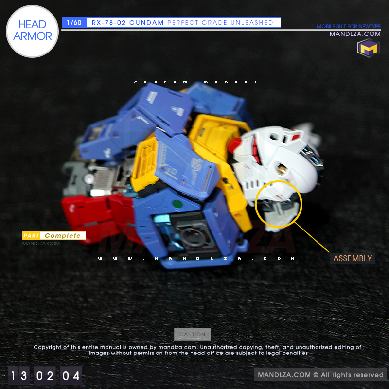 PG] RX-78 UNLEASHED HEAD ARMOR 13-02