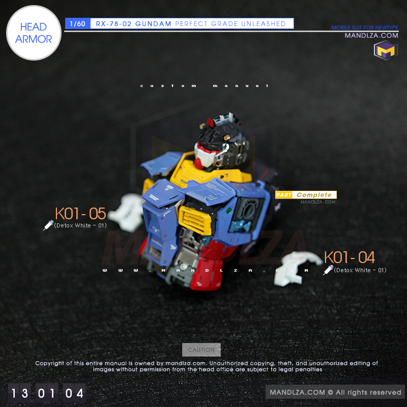 PG] RX-78 UNLEASHED HEAD ARMOR 13-03