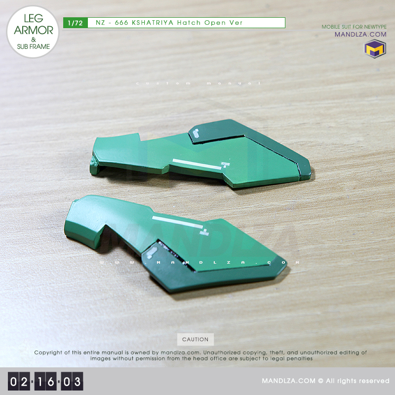 NZ-666 KSHATRIYA LEG ARMOR 02-16