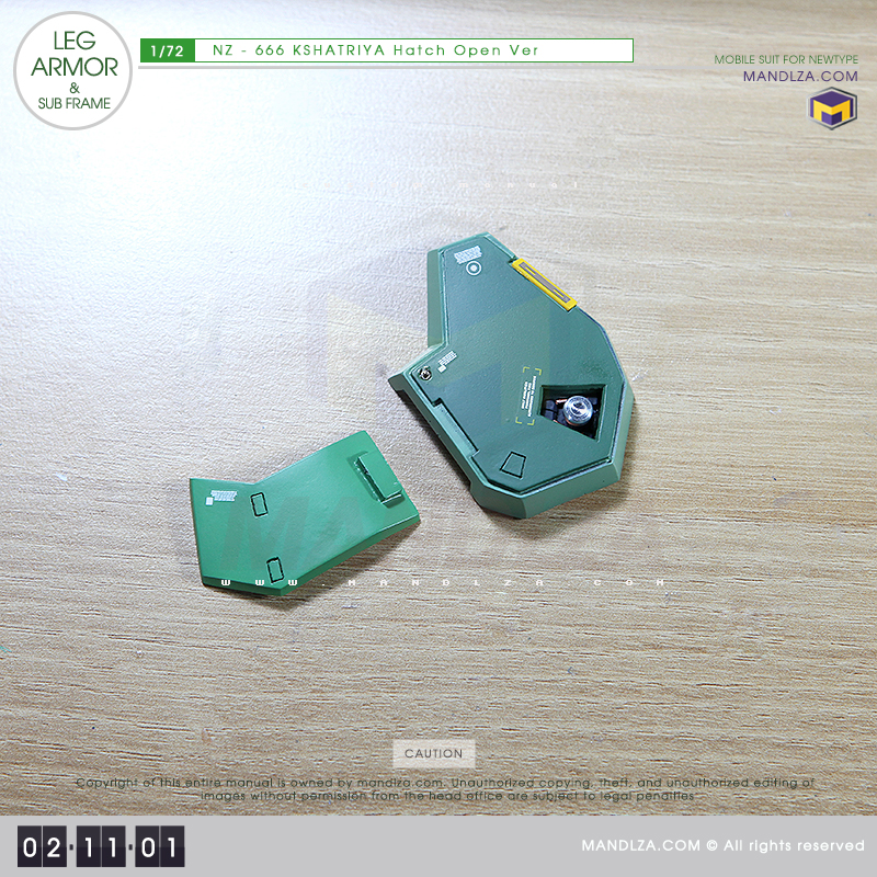 NZ-666 KSHATRIYA LEG ARMOR 02-11