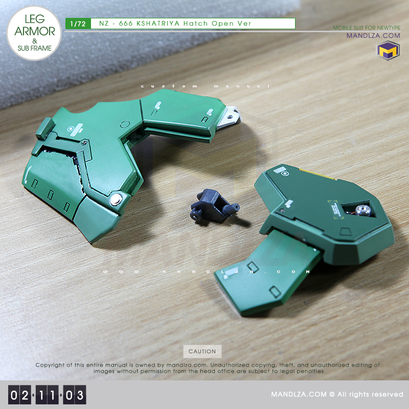 NZ-666 KSHATRIYA LEG ARMOR 02-11