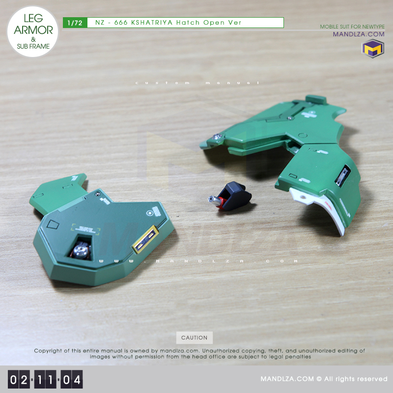 NZ-666 KSHATRIYA LEG ARMOR 02-11