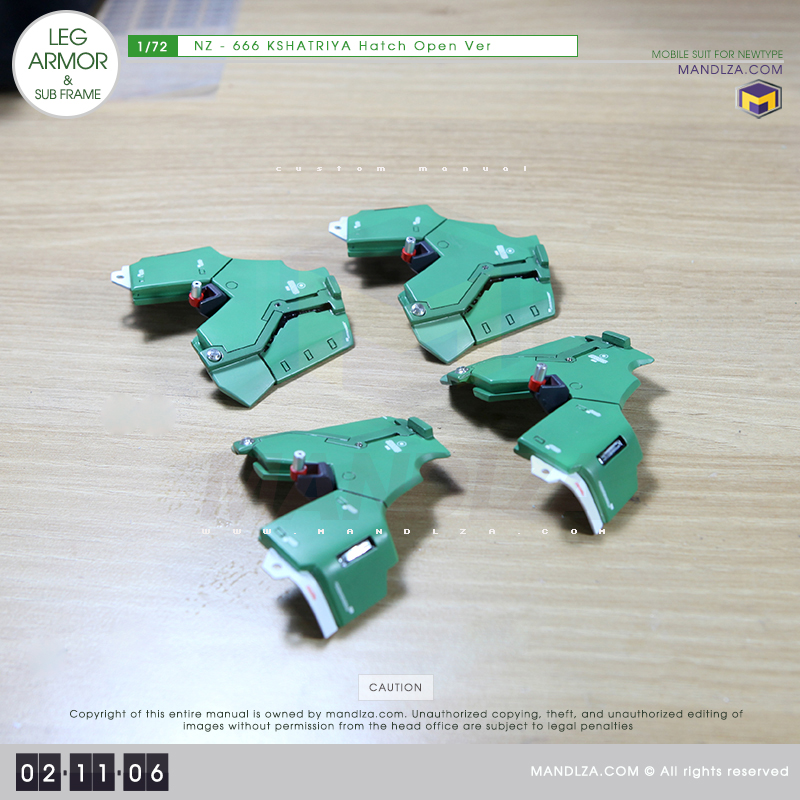 NZ-666 KSHATRIYA LEG ARMOR 02-11