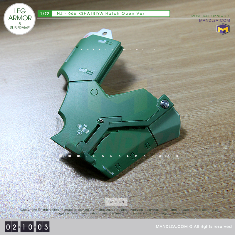 NZ-666 KSHATRIYA LEG ARMOR 02-10