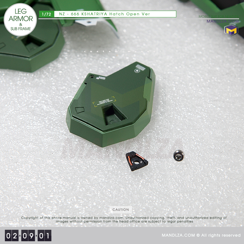 NZ-666 KSHATRIYA LEG ARMOR 02-09
