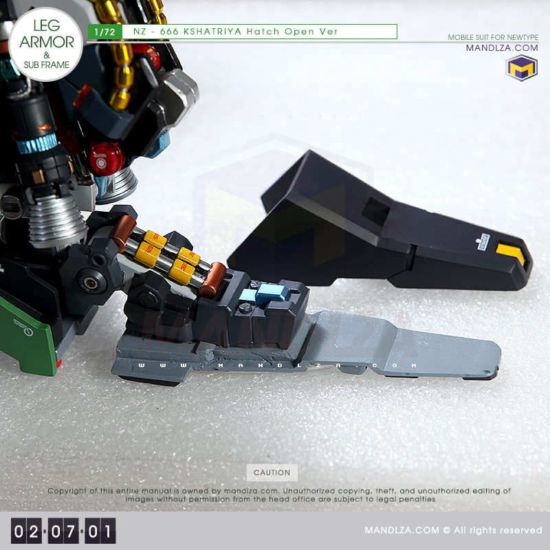 NZ-666 KSHATRIYA LEG ARMOR 02-07
