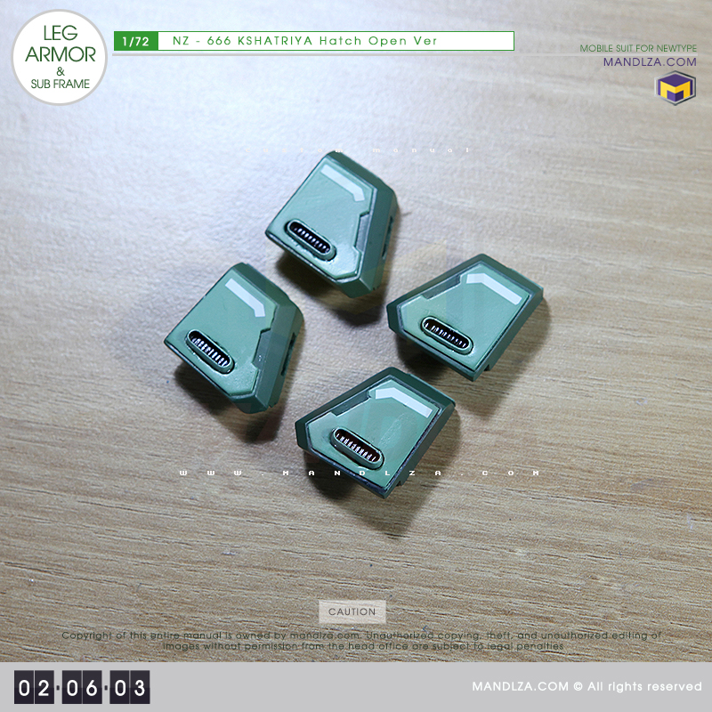 NZ-666 KSHATRIYA LEG ARMOR 02-06