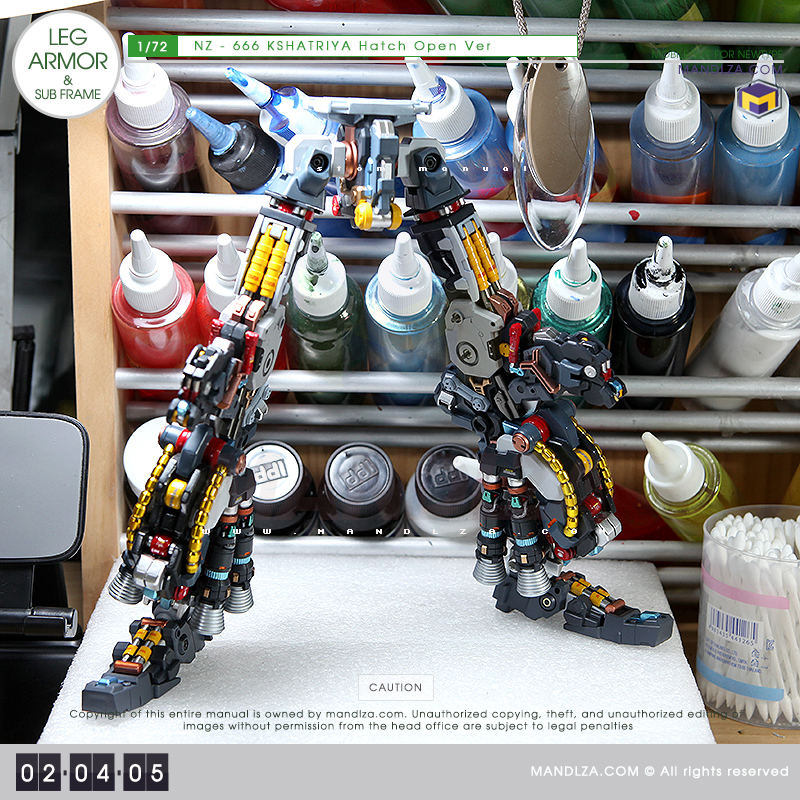 NZ-666 KSHATRIYA LEG ARMOR 02-04