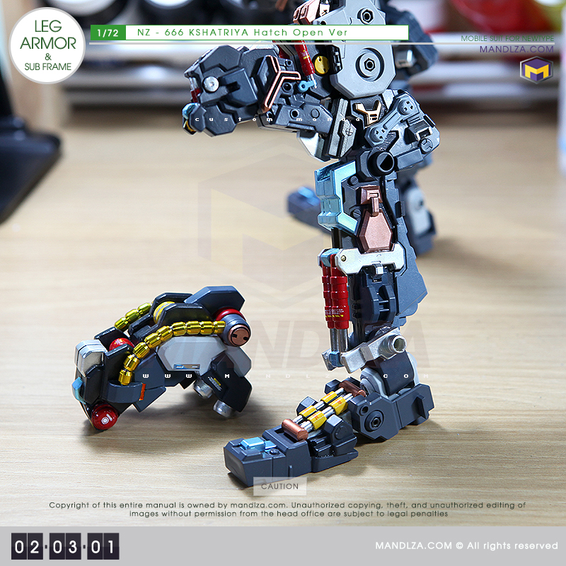 NZ-666 KSHATRIYA LEG ARMOR 02-03
