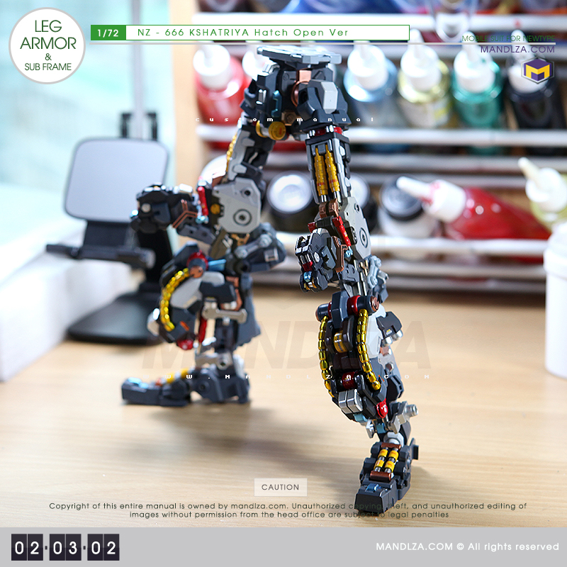 NZ-666 KSHATRIYA LEG ARMOR 02-03