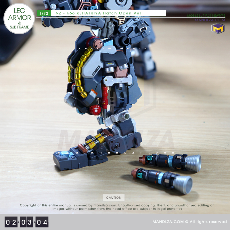 NZ-666 KSHATRIYA LEG ARMOR 02-03