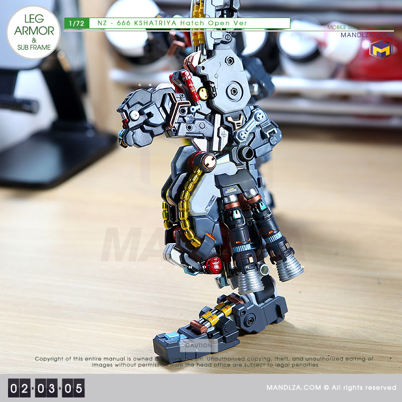 NZ-666 KSHATRIYA LEG ARMOR 02-03