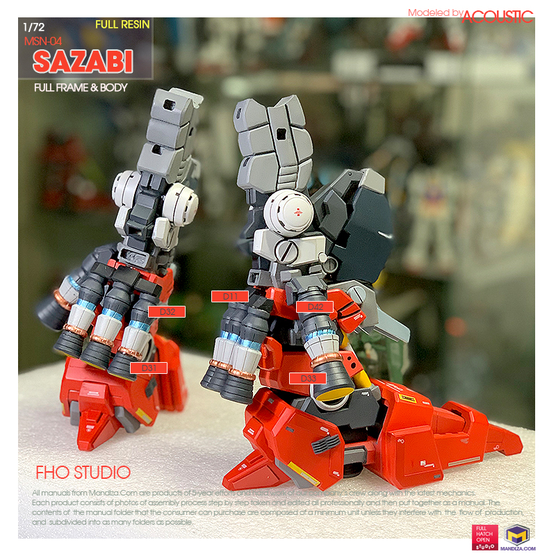 LEG] SAZABI LEG FRAME 01-04