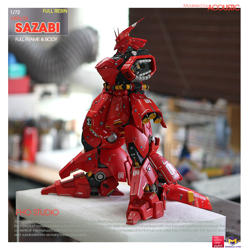 BODY] MSN-04 SAZABI HEAD 03-06