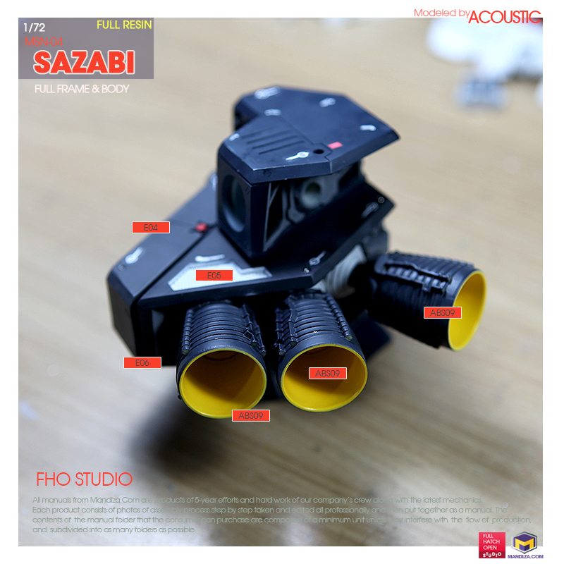 BACKPACK] MSN-04 SAZABI 05-01