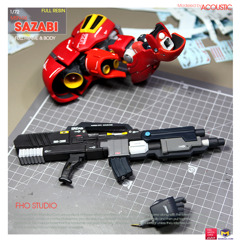 BEAM RIFLE] MSN-04 SAZABI 06-03