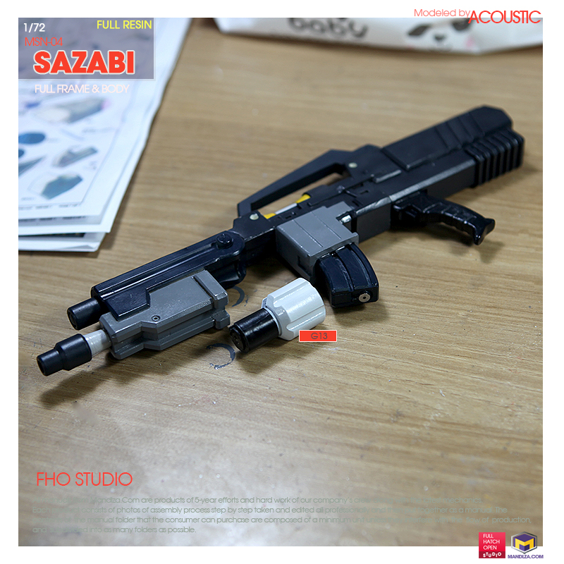 BEAM RIFLE] MSN-04 SAZABI 06-01