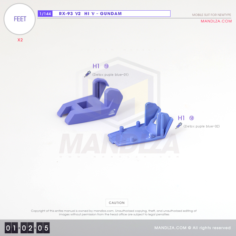 RX-93-υ2 Hi-Nu Gundam [FEET] 01-02