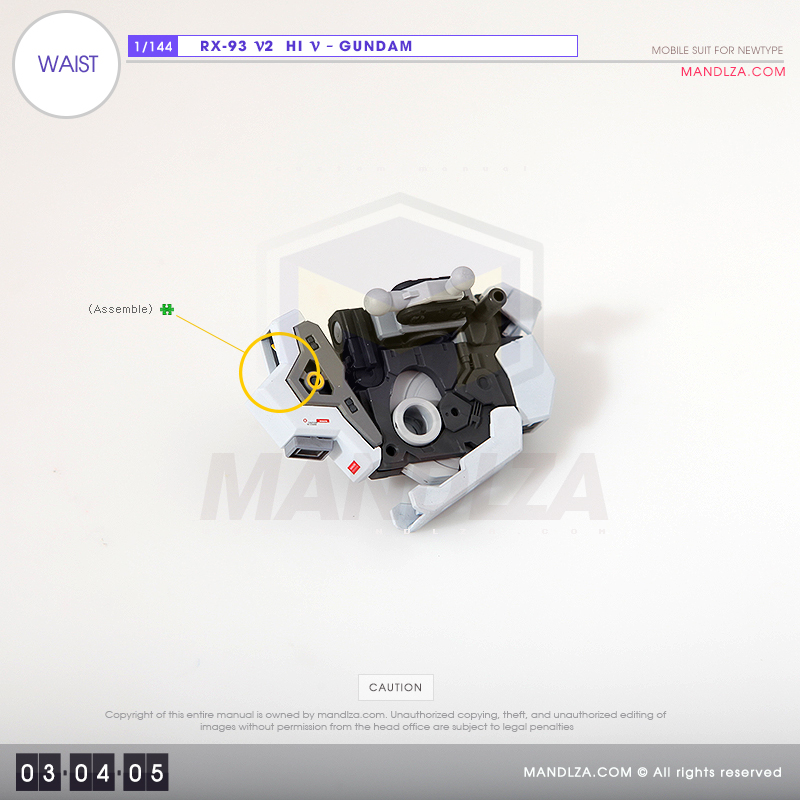 RX-93-υ2 Hi-Nu Gundam [WAIST] 03-04