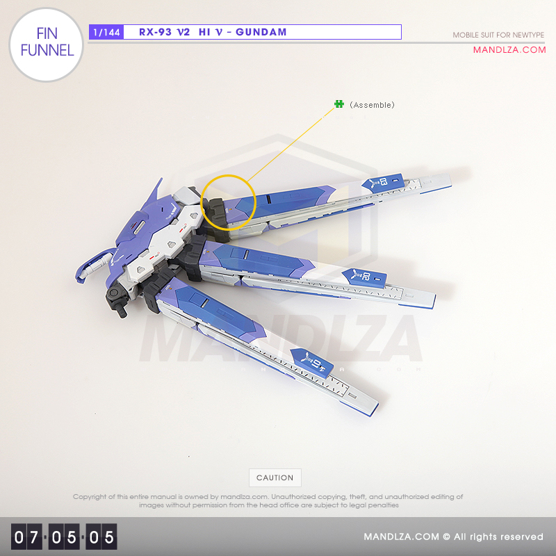 RX-93-υ2 Hi-Nu Gundam [FIN FUNNEL] 07-05