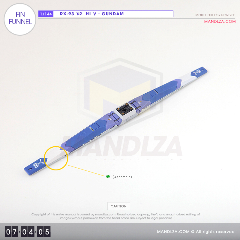 RX-93-υ2 Hi-Nu Gundam [FIN FUNNEL] 07-04