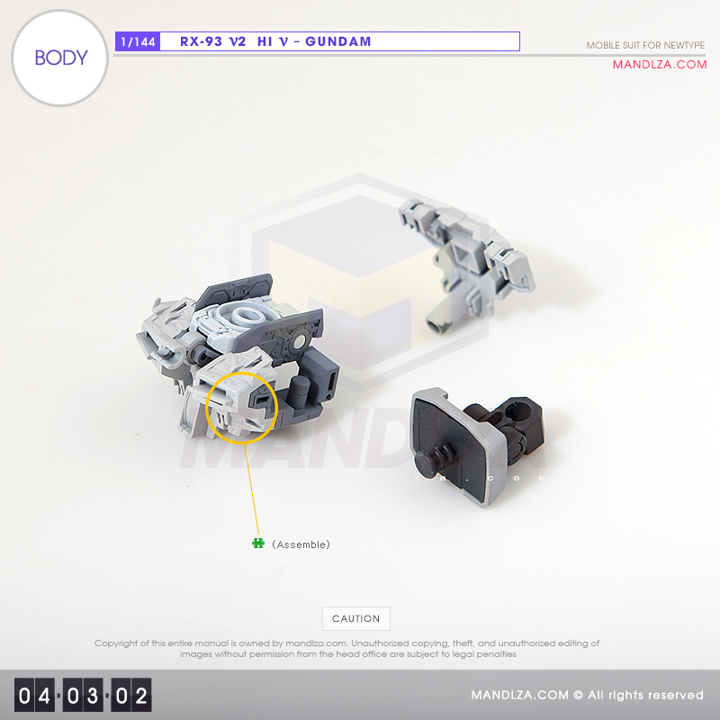 RX-93-υ2 Hi-Nu Gundam [BODY] 04-03